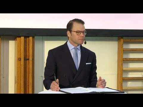 Prins Daniel: ”Fler dör av fetma än svält” NY - Nyheterna (TV4)