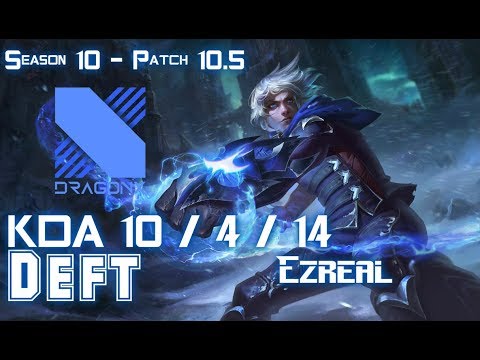 DRX Deft EZREAL vs VAYNE ADC - Patch 10.5 KR Ranked