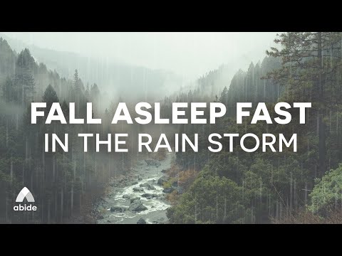 Fall Asleep FAST - Relaxing Rain Sounds: Abide Sleep Meditation