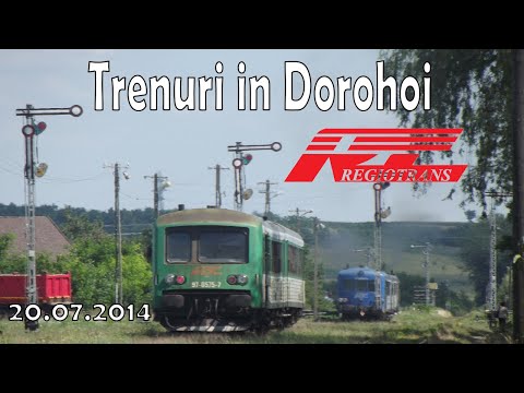 Regiotrans trains in Dorohoi [Episode 2] - 20.07.2014