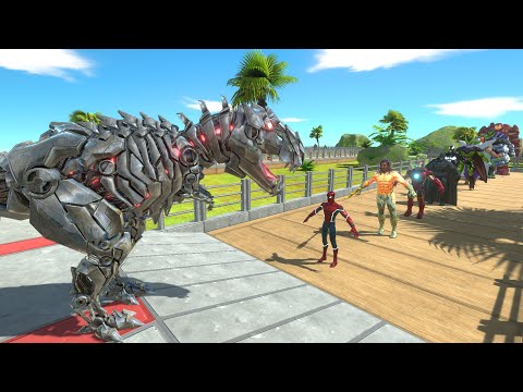 TEK REK (ARK) OASIS DEATH RUN - Animal Revolt Battle Simulator
