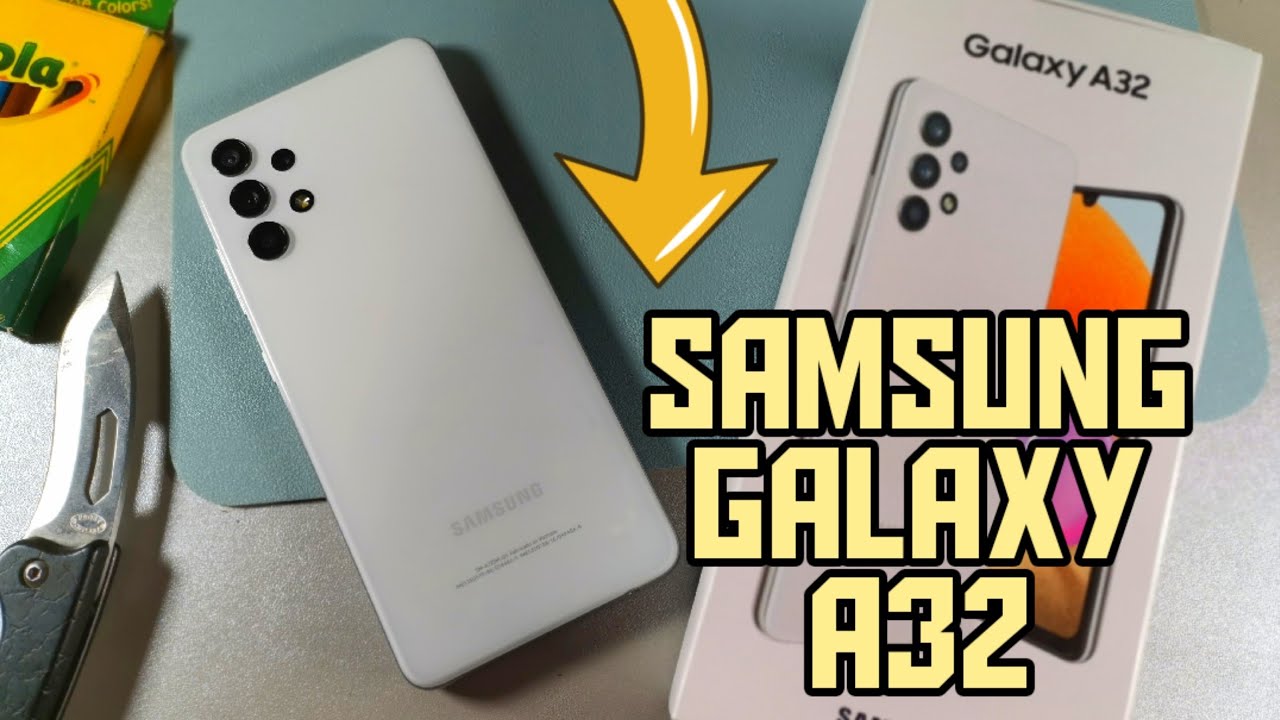 Samsung Galaxy A32 Unboxing (white)! | 128 GB 4GB model! Insane Value!