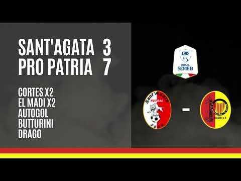 Serie B Futsal 21/22 - Sant'Agata Futsal vs Pro Patria San Felice - Highlights