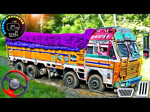 Indian Cargo Truck Driver Simulator - Offroad Truck Driving 3D - Android GamePlay