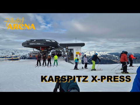 Karspitz X-Press | 6-CLD/B Leitner | Zillertal Arena | Timelapse