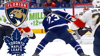 Toronto Maple Leafs vs Florida Panthers Game One w/Superbman