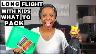 Long Haul Flight |WHAT TO PACK IN YOUR KIDS