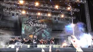 Sabaton with Bohemian Symphony Orchestra Prague BSOP    March To War and Ghost Division Rock in Vien