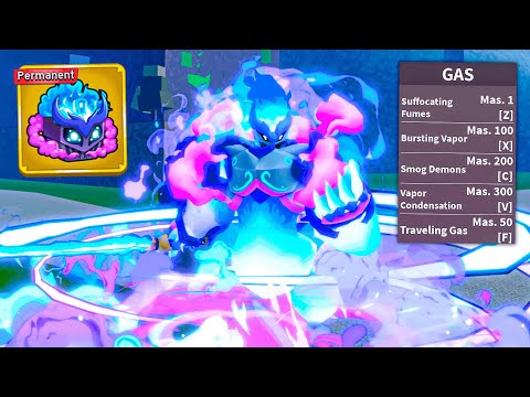 I ATE AND MASTERED THE NEW GAS FRUIT from BLOX FRUITS!!