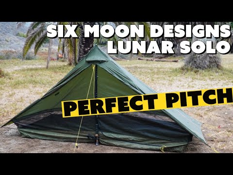 Six Moon Designs LUNAR SOLO Setup | How To Get The PERFECT Pitch | Easiest Pitching Method | 4K