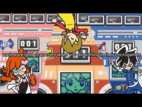 warioware gold characters when you do nothing in their microgames