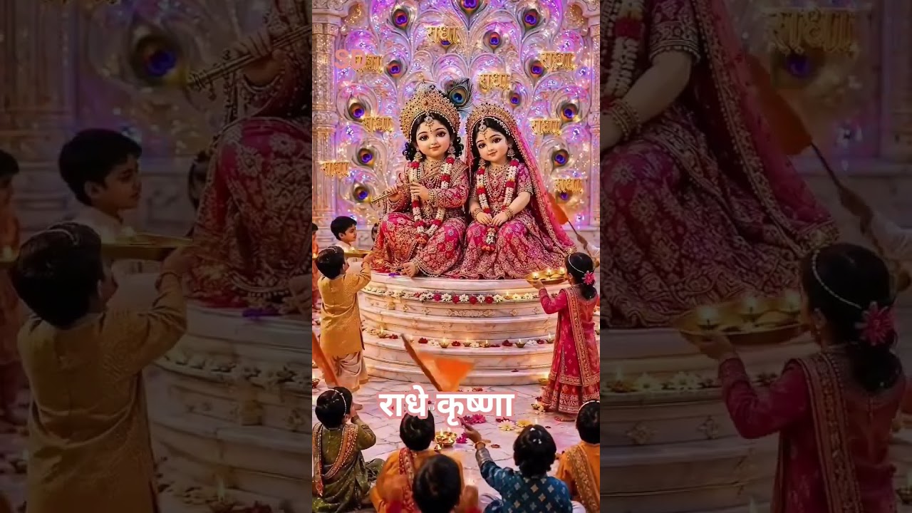 💕राधे कृष्ण की अद्भुत लीला💕#radhakrishna #radheradhe # भक्तिshort#shorts #viral #trending #ytshorts