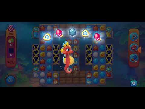 7521 7522 7523  Unlocking New Level #fishdom #playrix #Pretty Aqua Fishdom  ♒️🐟🐠