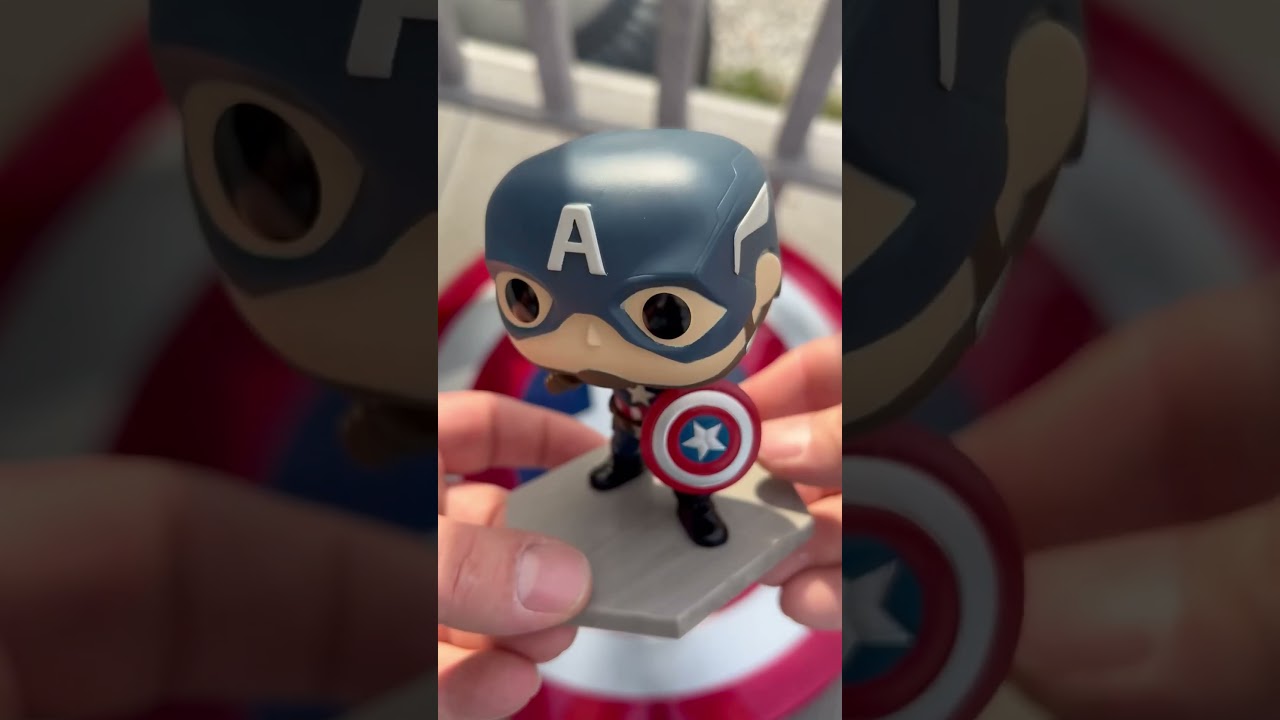 12/12 Build a Scene, Captain America - Civil War - Captain America 1200 Amazon Exclusive #funkopop