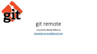 Git - Remote - Trocar url remota