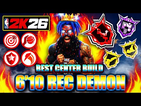The Best Center Build in NBA 2K26 👑 6’10 Dunkenstein Beast