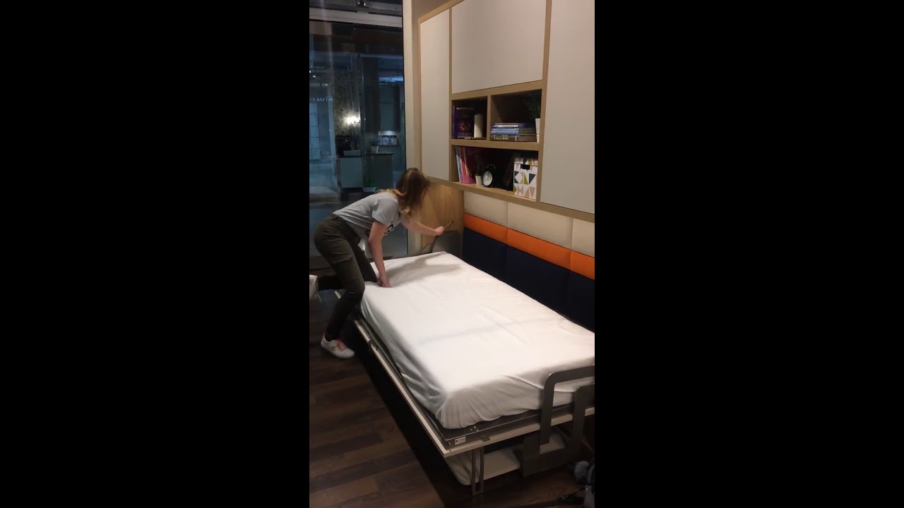 Półkotapczan dla dzieci i młodzieży - łóżko z biurkiem ClickBed Single