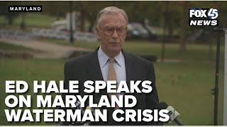 Ed Hale speaks on Maryland waterman crisis
