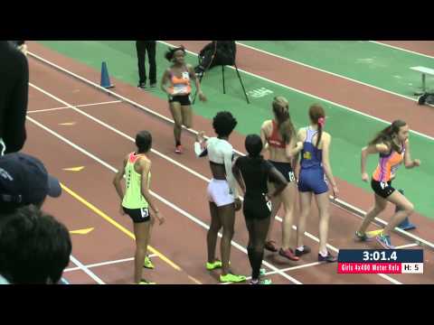 Girls 4x400m Relay EE Section 5 - New Balance Nationals Indoor 2014