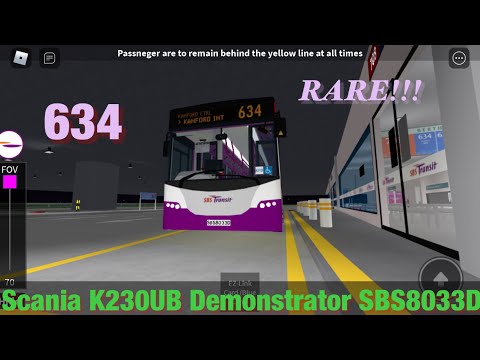 [Demo Bus Rare!] SBSTR | SBS8033D on 634 - [Retired] Scania K230UB Euro IV Demonstrator
