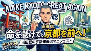 京都府知事選挙　浜田聡のマニフェスト50個　2026年3月24日（火）