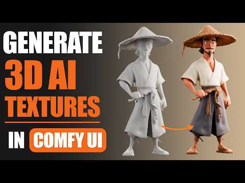Generate STUNNING Textures for Your 3D AI Models for FREE (No Subscription!)