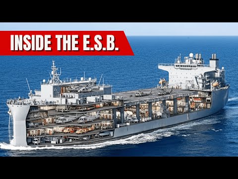 Inside The Largest Expeditionary Sea Base in The US Navy