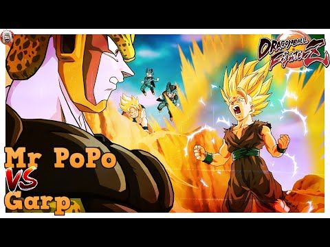 DBFZ Mr PoPo vs Garp - (Cell, TeenGohan, Goku) vs (Cell, TeenGohan, Goku)