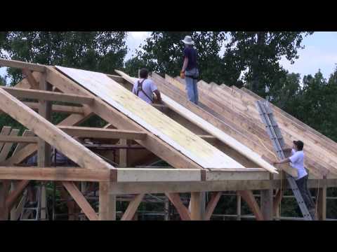 The Woodpecker Ep 59 Building the new shop part 7   The Ceiling