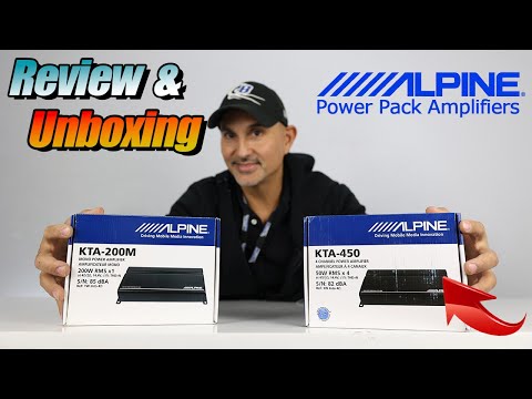 Why Alpine's New Amplifiers Are a Game-Changer KTA-200M and KTA-450