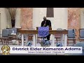 GPSC 2024 FALL SESSION District Elder Kameron Adams