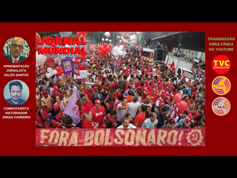 JORNAL MUNDIAL: Atos do #24JForaBolsonaro levam milhares às ruas do Brasil