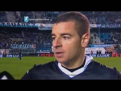 Gabbarini: "Lo hicieron bien". Racing 1 - Argentinos 0. Fecha 26. Primera Division 2015. FPT.