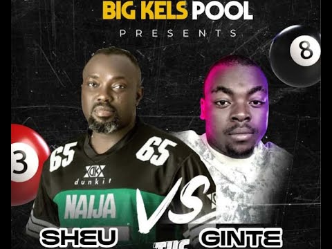 LIVE: Ginte Vs WALIU | SHEU.  Big kels pool #challenge #snookerz #cuesports #8ballpool