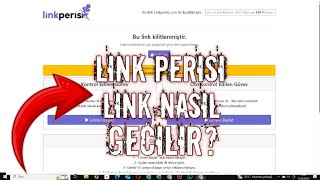 LinkPerisi.com Link Geçme | Link Perisi Link Nasıl Geçilir | Doğrulama Adımı Tam
