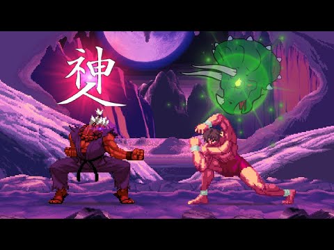 Shin Akuma vs Baki Hanma - Street Fighter X Baki the Grappler l Capcom X Anime/OVA