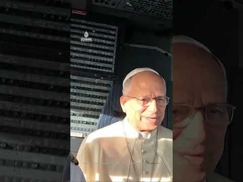 Fighter jets escort Pope Leo on final day of his France tour | AJ #shorts