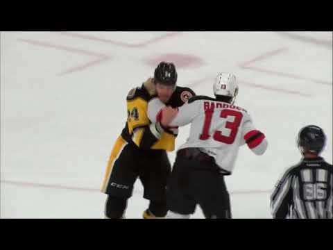 Jarred Tinordi vs Brandon Baddock