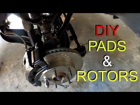 How To Install New Brake Pads and Rotors  Dodge Ram 1500 2WD 94 - 01