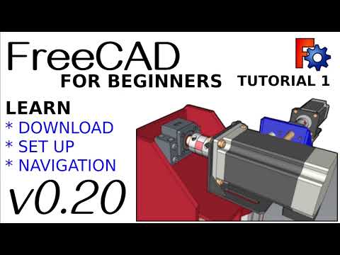 FreeCAD 0.20 For Beginners | 1 | Setup , preferences and navigation | Easy Tutorial for Learning CAD