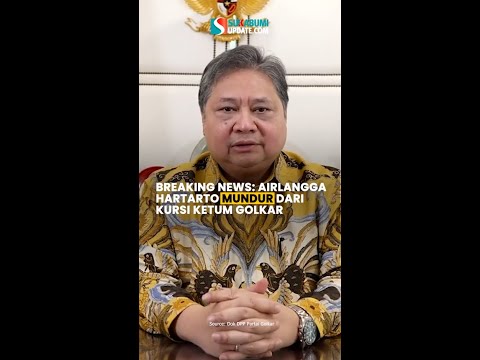 Breaking News: Airlangga Hartarto Mundur dari Kursi Ketum Golkar