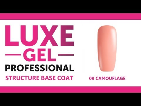009 STRUCTURE BASE COAT SWATCH - LUXE GEL PROFESSIONAL -