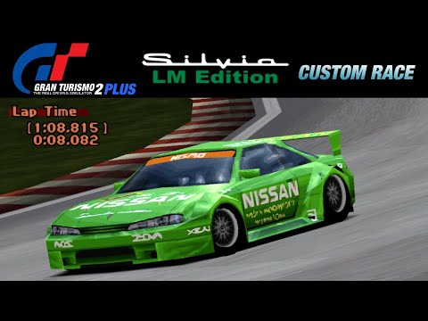 Gran Turismo 2 Plus Custom Race: Nissan Silvia LM Edition | Midfield Raceway