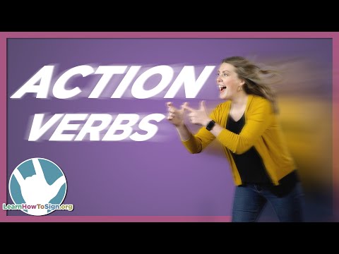 20 Action Verbs in ASL