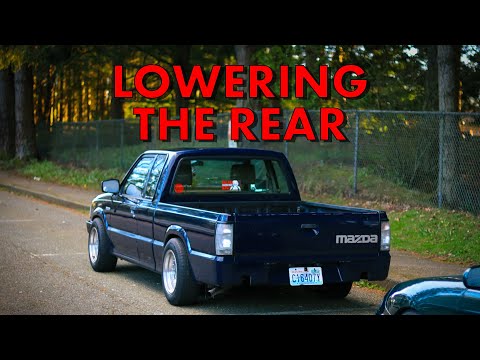 Lowering My Truck With 4 Inch Lowering Blocks | Mazda B2200