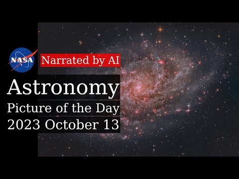 APOD: 2023-10-13 - Hydrogen Clouds of M33 (Narrated by Brian)
