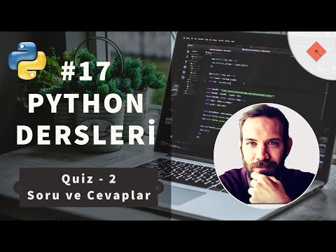 Python Dersleri #17 | Modül - 2 - Quiz Soru ve Cevapları