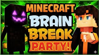 Minecraft Brain Break Party 🎮 Halloween Brain Break 👻 | Brain Breaks for Kids | Danny Go Inspired