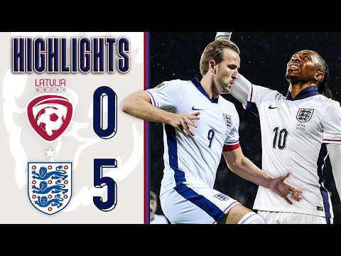 Kane, Gordon & Eze Secure World Cup Spot! Latvia 0-5 England | World Cup Qualifiers | Highlights