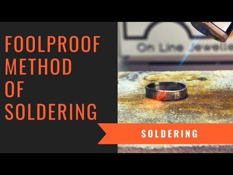 How To Solder - Easy Fool Proof Method - Making Your Own Jewellery